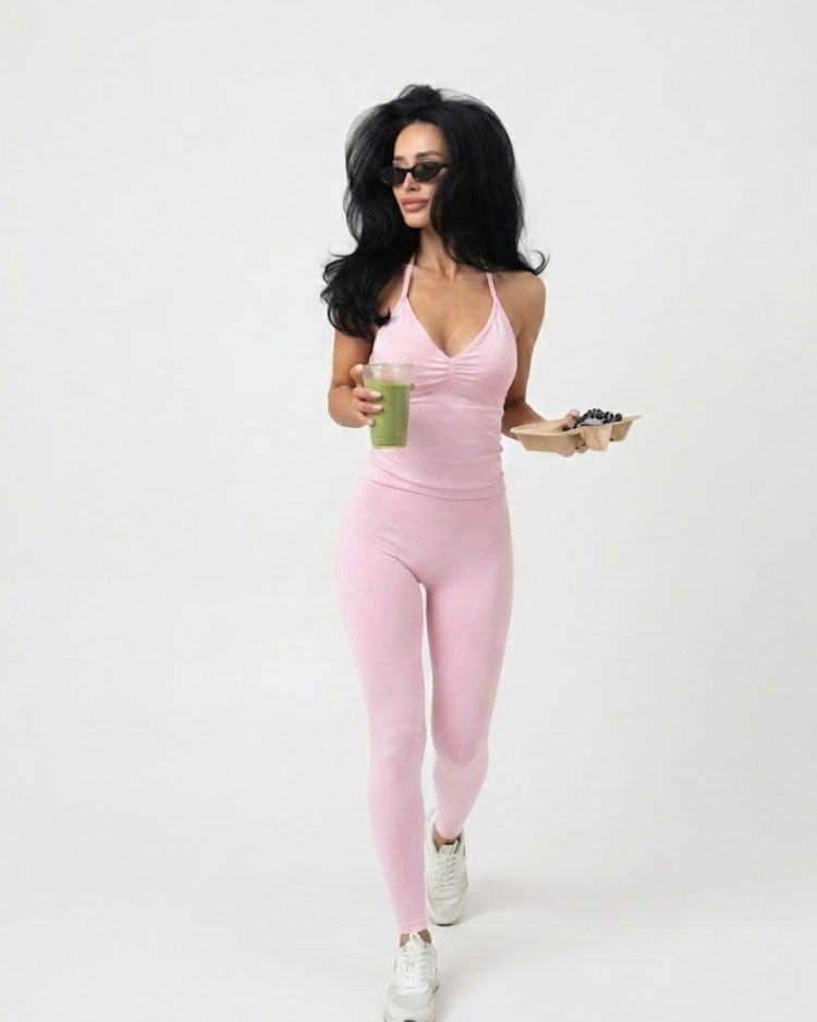 Form Leggings - Rose