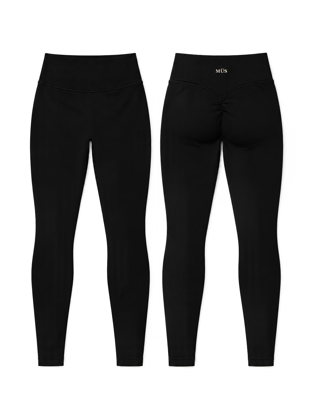 Leggings Form - Taille haute - Noir