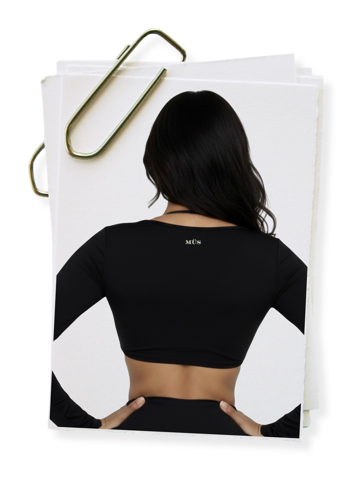 Comfy Form Top - Noir