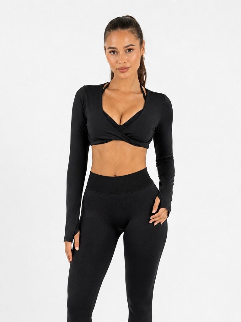 Comfy Form Top - Black