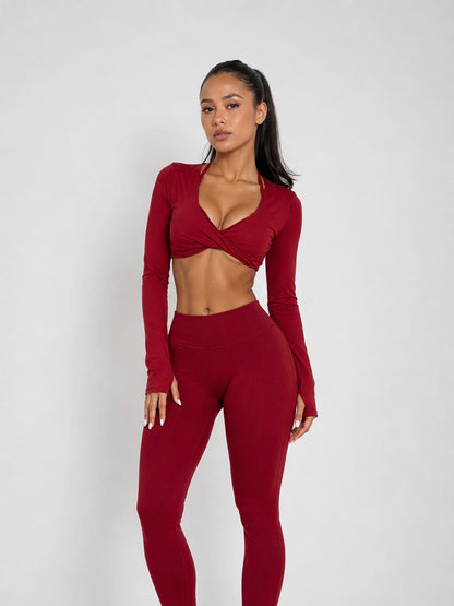 Form Top Long - Red