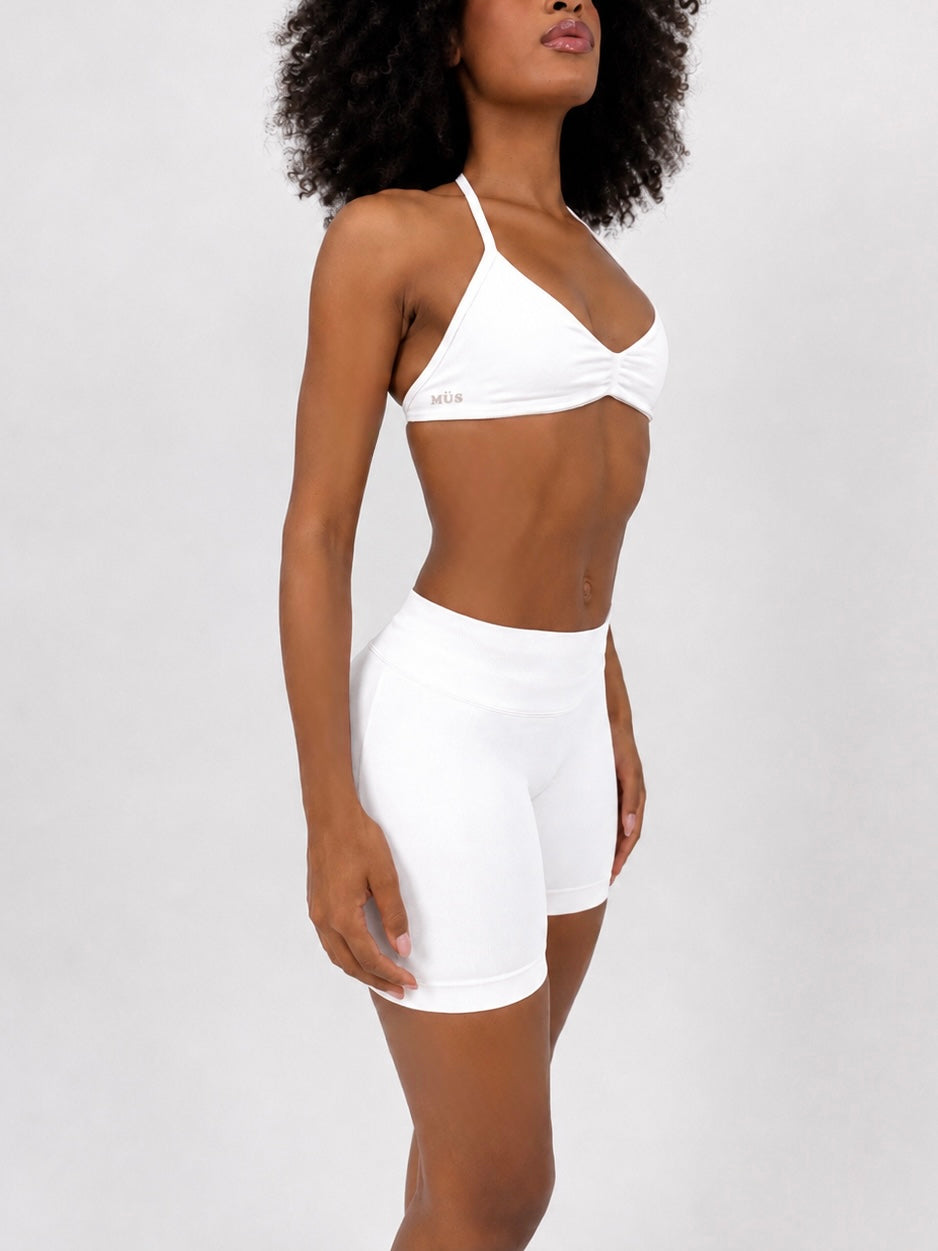 Form Crop - White