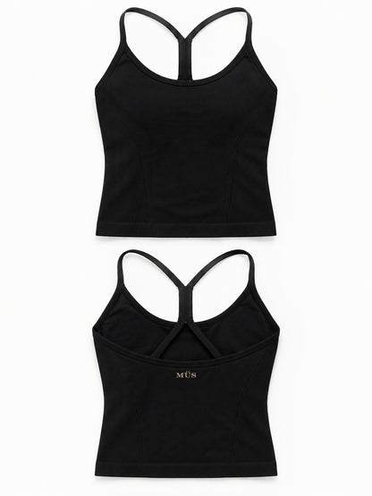Top - Brassière intégrée - Noir