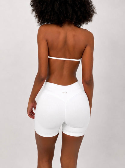 Form Crop - White