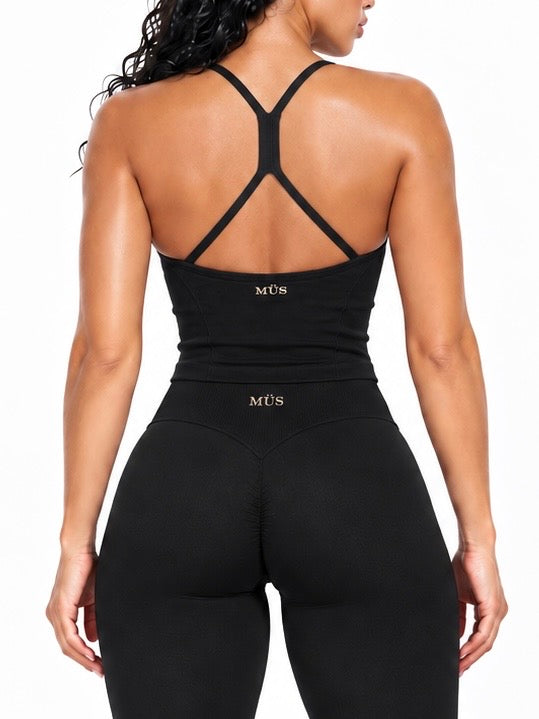 Top - Brassière intégrée - Noir