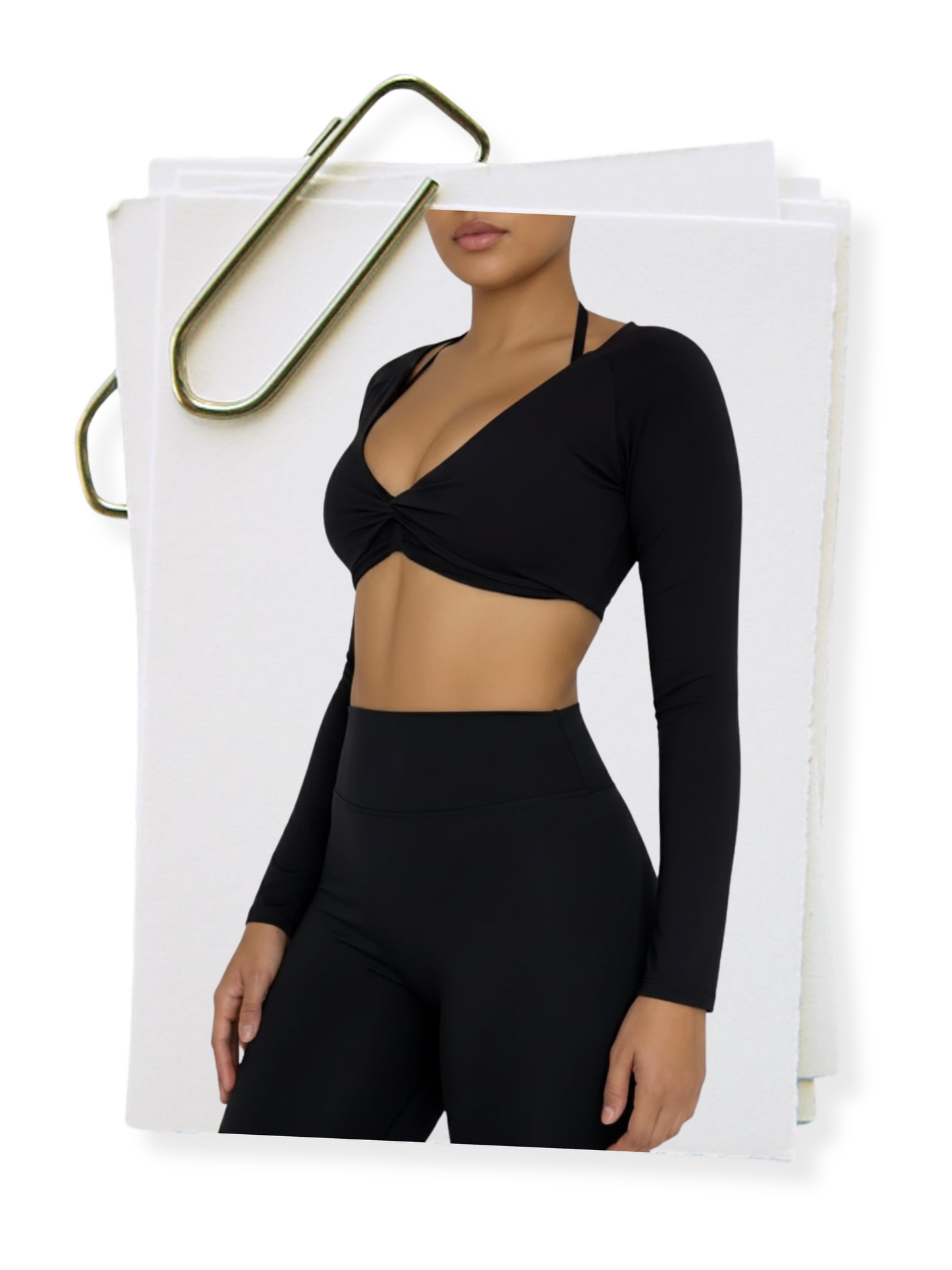 Comfy Form Top - Noir