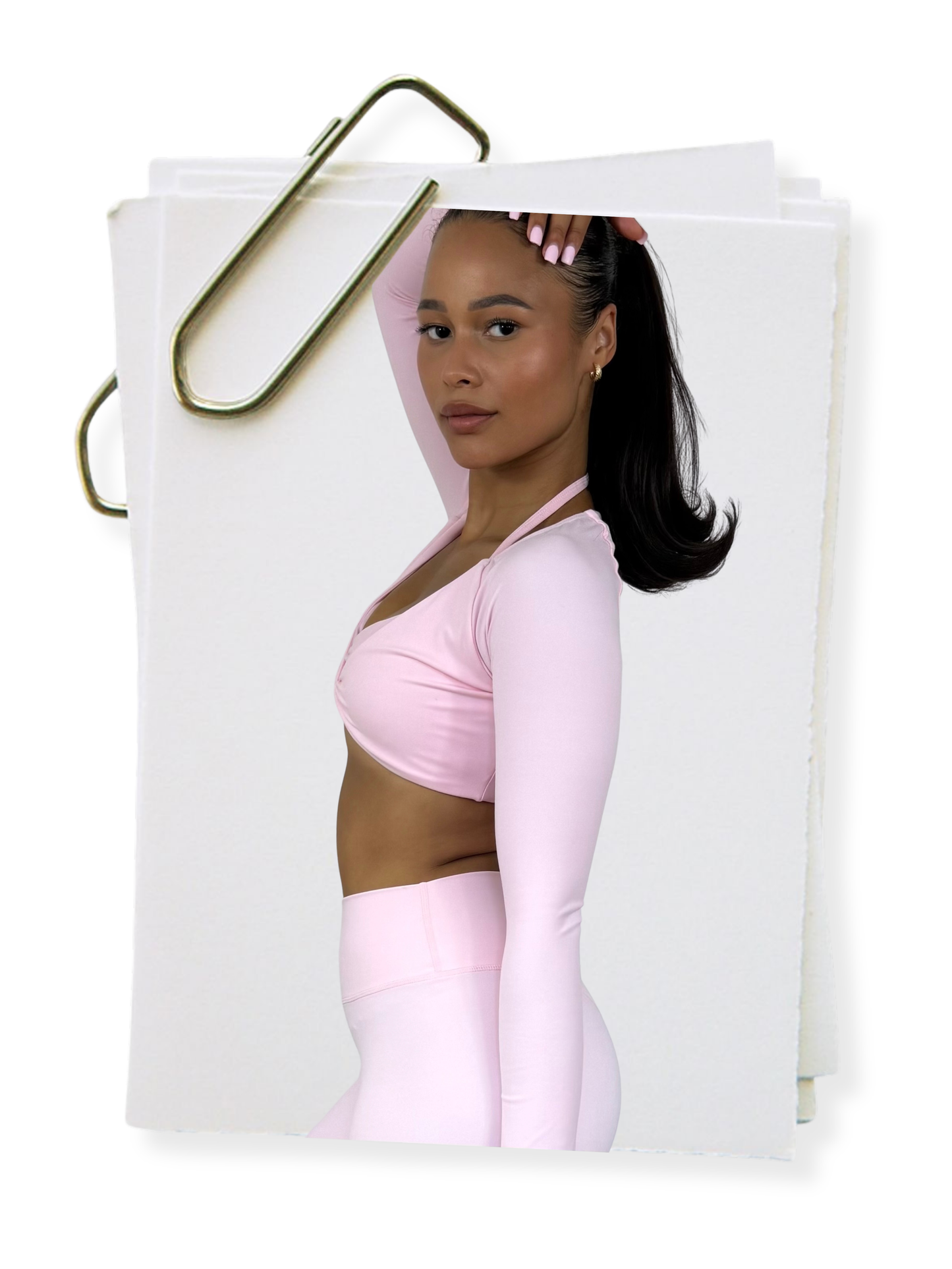 Comfy Form Top - Rose