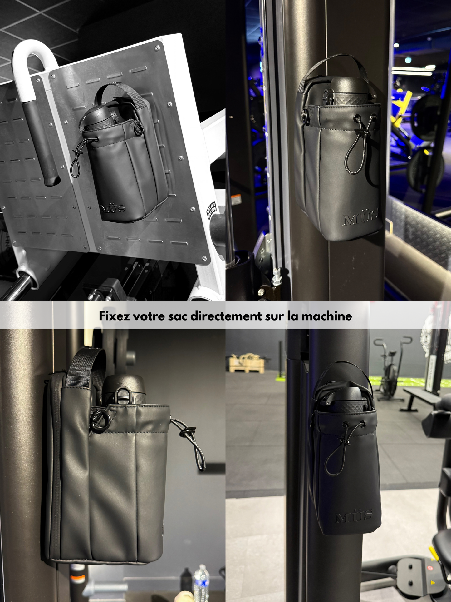 Sac Magnétique Ultra-Puissant MÜS - Noir