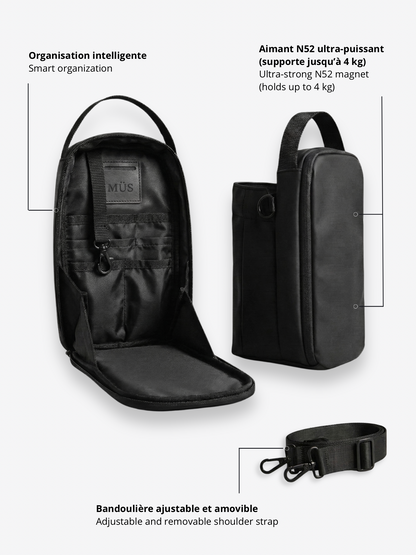 Sac Magnétique Ultra-Puissant MÜS - Noir