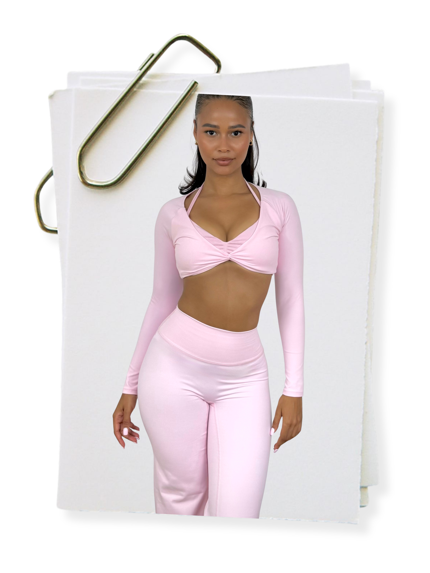 Comfy Form Top - Rose